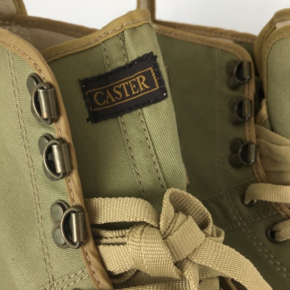 Hodgman Steel Shank Boots Men’s Green Brown New NWOT Canvas Fishing Boots Size 8 - Picture 9 of 11